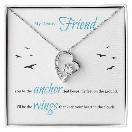 To My Dearest Friend - Forever Love Necklace