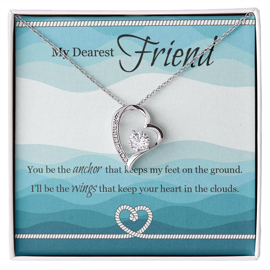 To My Dearest Friend - Forever Love Necklace