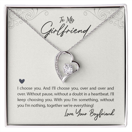 To My Girlfriend - Forever Love Necklace