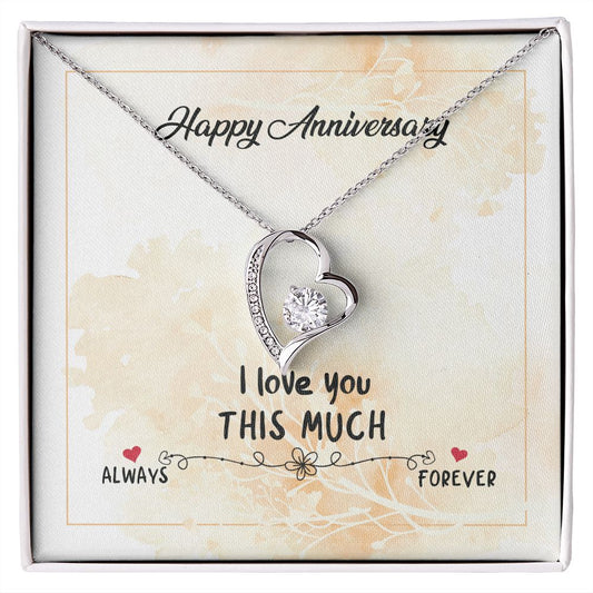 Happy Anniversary - Forever Love Necklace