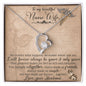 To my beautiful nurse wife - Forever Love Necklace