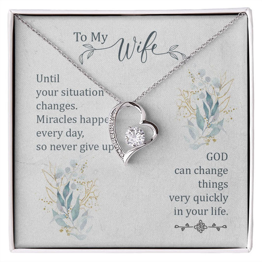 To my Wife - Forever Love Necklace