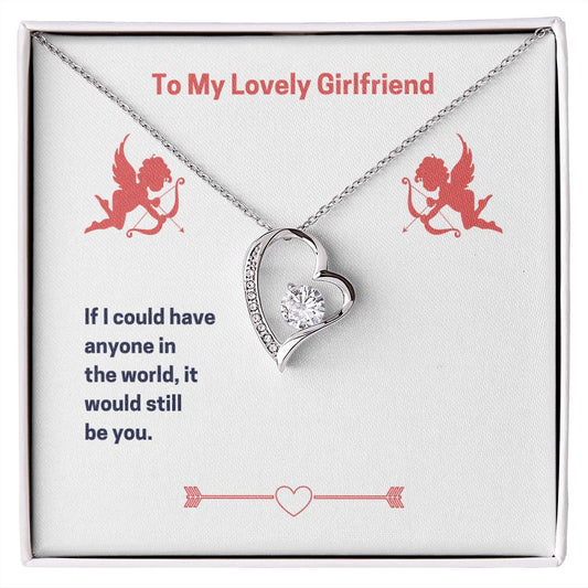To My Lovely Girlfriend - Forever Love Necklace