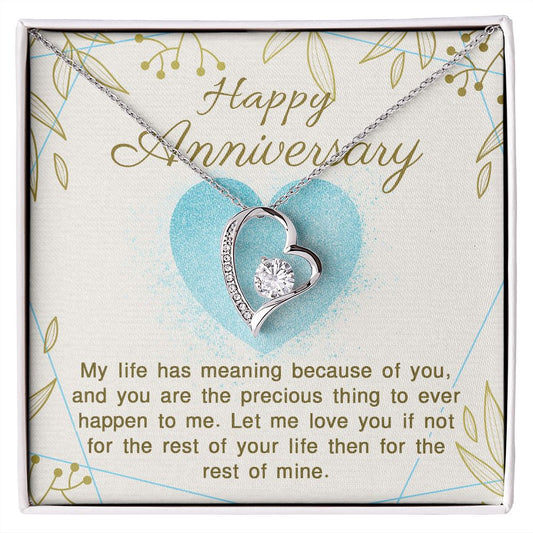 My life has meaning - Forever Love Necklace