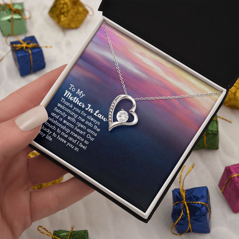 To My Mother in law - Forever Love Necklace