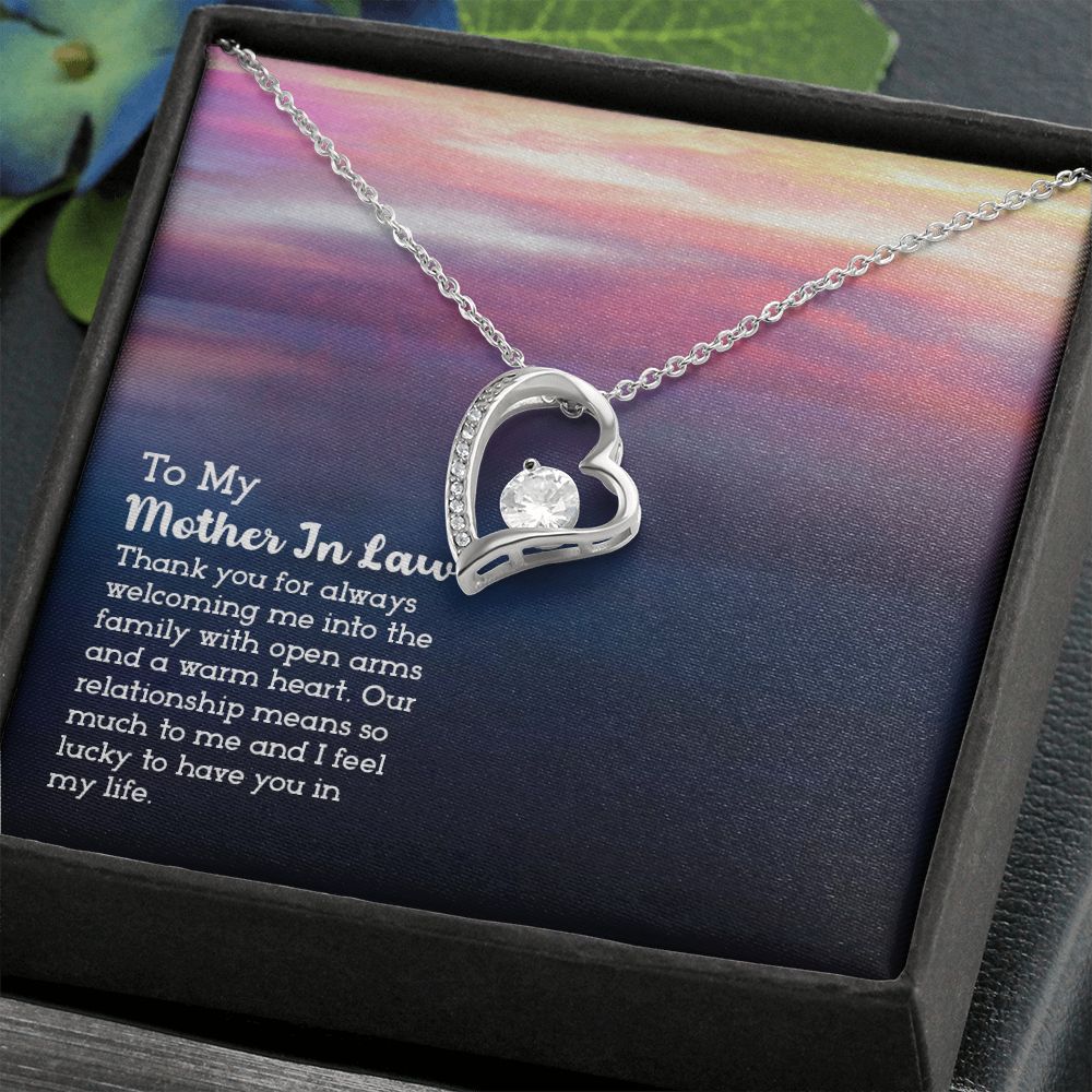 To My Mother in law - Forever Love Necklace