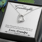 To My Grand Daughter - Forever Love Necklace