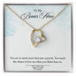 To Bonus Mom - Forever Love Necklace