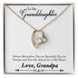 To My Grand Daughter - Forever Love Necklace