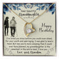 Dear beautiful Granddaughter - Forever Love Necklace