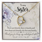 To my Sister - Forever Love Necklace