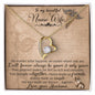 To my beautiful nurse wife - Forever Love Necklace