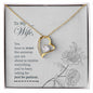 To my Wife - Forever Love Necklace