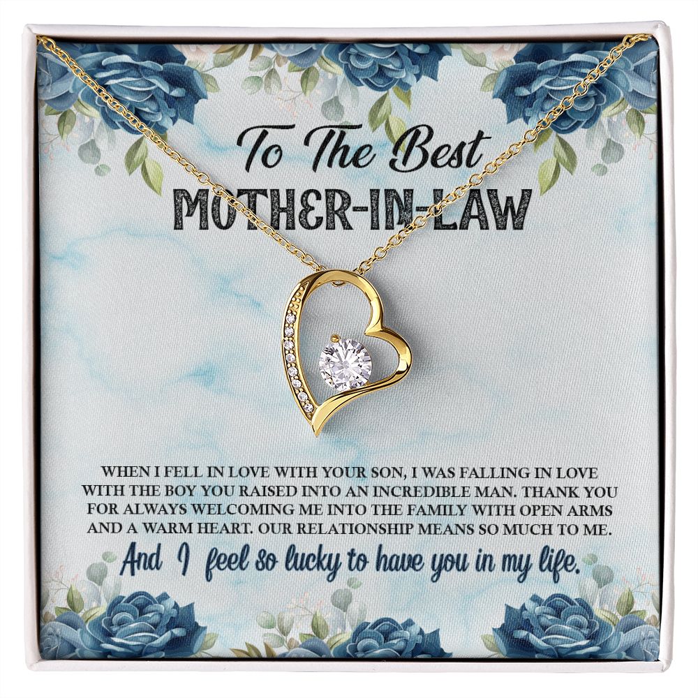 To My Mother in law - Forever Love Necklace