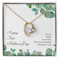 Happy First Mother's Day - Forever Love Necklace