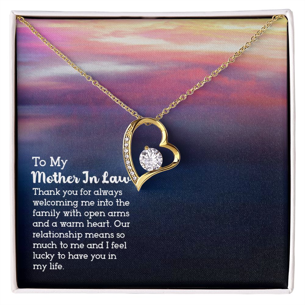 To My Mother in law - Forever Love Necklace
