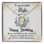 To my Beautiful Wife - Forever Love Necklace