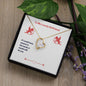 To My Lovely Girlfriend - Forever Love Necklace