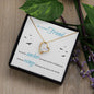 To My Dearest Friend - Forever Love Necklace