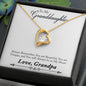 To My Grand Daughter - Forever Love Necklace