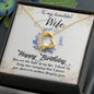 To my Beautiful Wife - Forever Love Necklace