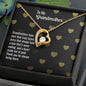 To My Grandmother - Forever Love Necklace
