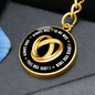 To My Wife - Circle Keychain