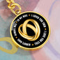 To My Wife - Circle Keychain