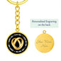 To My Wife - Circle Keychain