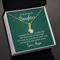 To My Wonderful Daughter - Alluring Beauty Necklace