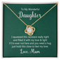 To My Wonderful Daughter - Love Knot Necklace