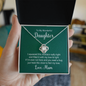 To My Wonderful Daughter - Love Knot Necklace