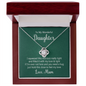 To My Wonderful Daughter - Love Knot Necklace