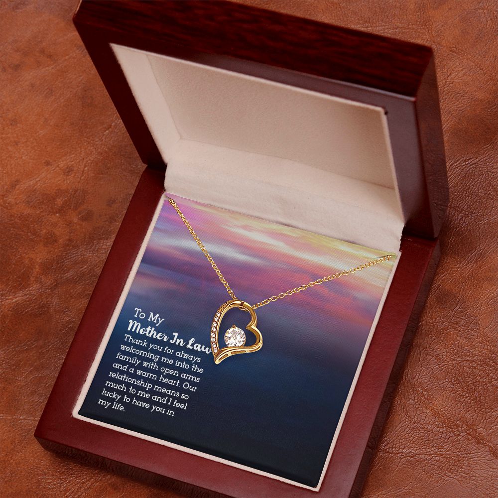 To My Mother in law - Forever Love Necklace