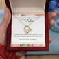 To My Mom - Forever Love Necklace