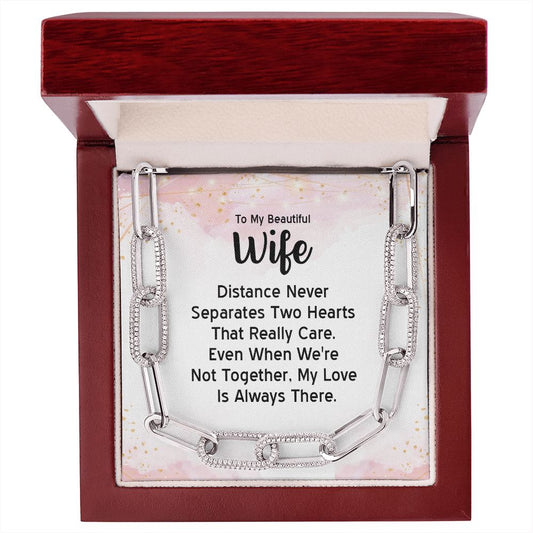 To My Wife - Forever Linked Necklace