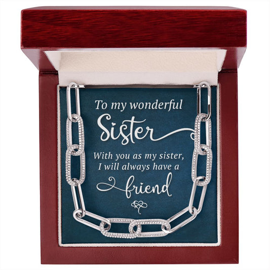 To my wonderful sister - Forever Linked Necklace