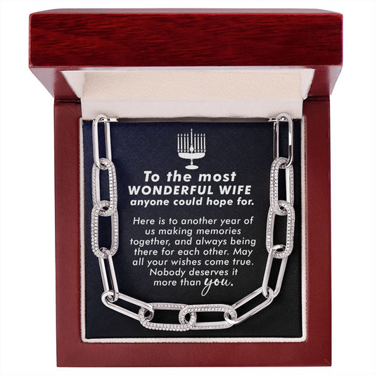 To the most wonderful wife - Forever Linked Necklace