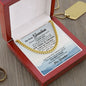 To My Grandson - Cuban Chain Necklace