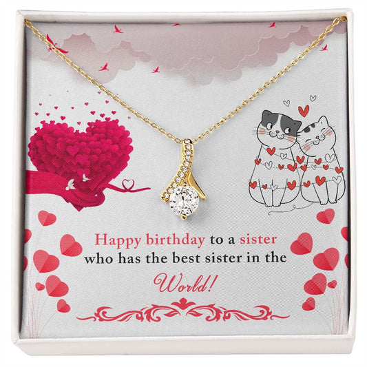 To My Sister - Alluring Beauty Necklace