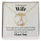 To My Beautiful Wife - Alluring Beauty Necklace