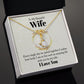 To My Beautiful Wife - Alluring Beauty Necklace