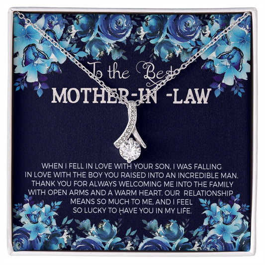To The Best Mother in Law - Alluring Beauty Necklace