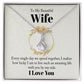 To My Beautiful Wife - Alluring Beauty Necklace