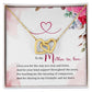 To my Mother in Law - Interlocking Hearts Necklace