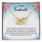 To My soulmate - Interlocking Hearts Necklace
