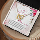 To my Mother in Law - Interlocking Hearts Necklace