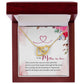 To my Mother in Law - Interlocking Hearts Necklace