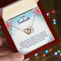 To My soulmate - Interlocking Hearts Necklace