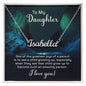 To my daughter - Personalized Name Necklace